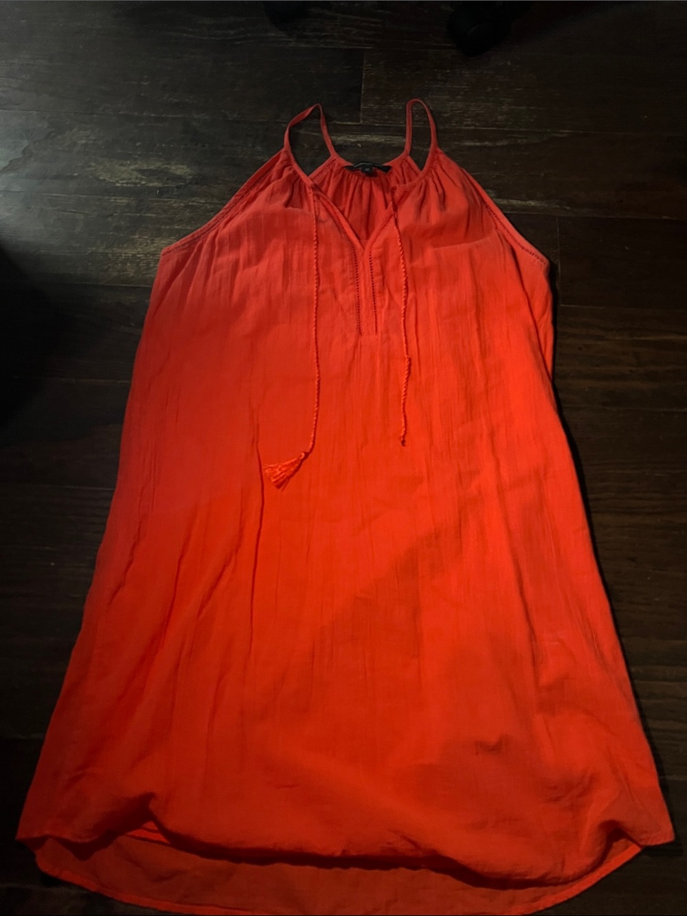 Lightweight Red Halter Dress